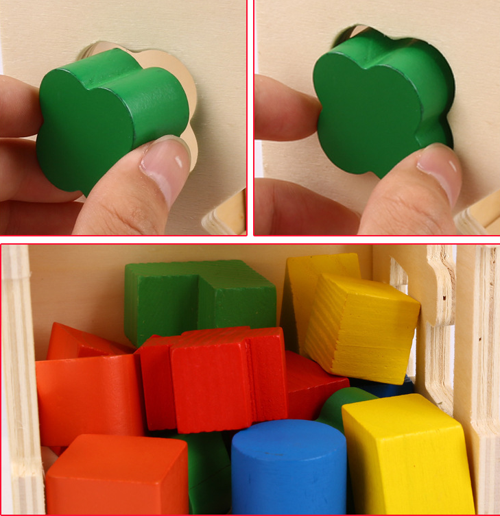 Round Peg, Round Hole....Remember the Early Education Building Blocks we had as kids? Here it is for the next generation.  Basics work!