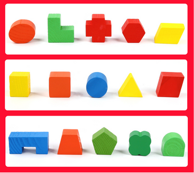 Round Peg, Round Hole....Remember the Early Education Building Blocks we had as kids? Here it is for the next generation.  Basics work!