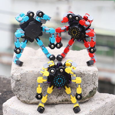 Robo Spider, Top and More! Super Cool, Durable DIY Fingertip Fidget Toys Entertain for Hours