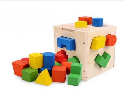 Round Peg, Round Hole....Remember the Early Education Building Blocks we had as kids? Here it is for the next generation.  Basics work!