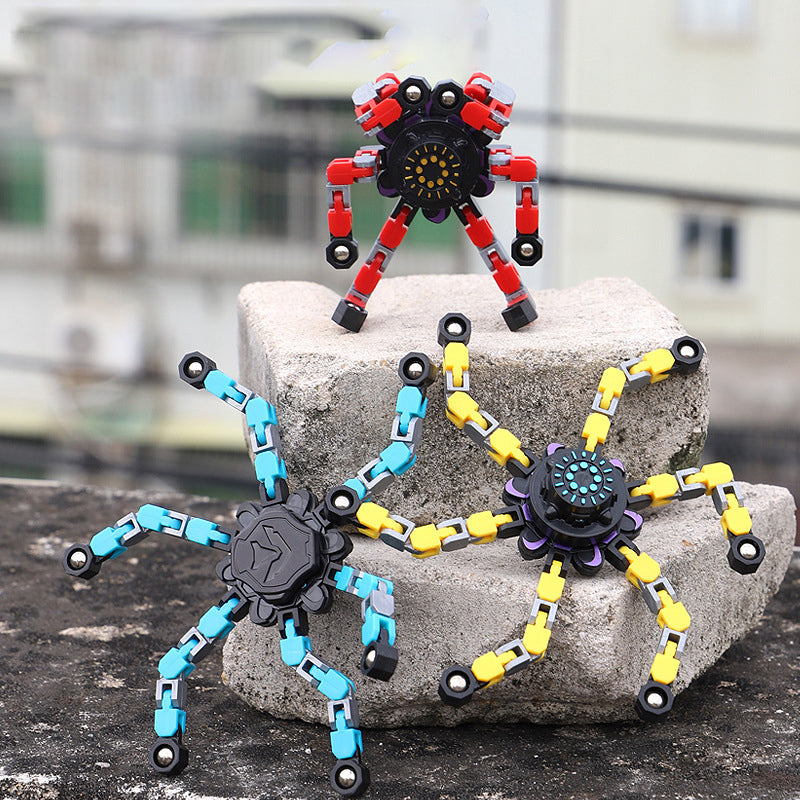 Robo Spider, Top and More! Super Cool, Durable DIY Fingertip Fidget Toys Entertain for Hours