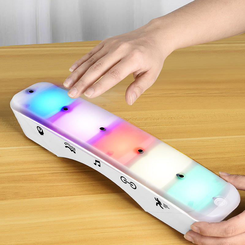 Color and Light Dazzle and Entertain Little Ones! Creative Video Game Music Cube Puzzle Puzzle Toy Children Induction Cube