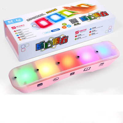 Color and Light Dazzle and Entertain Little Ones! Creative Video Game Music Cube Puzzle Puzzle Toy Children Induction Cube