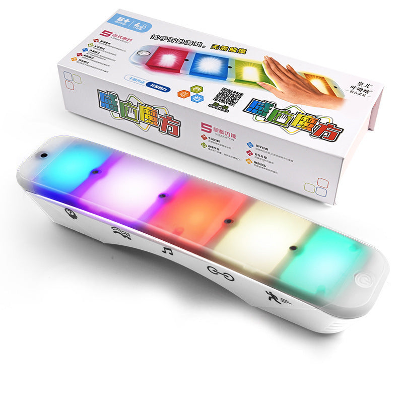 Color and Light Dazzle and Entertain Little Ones! Creative Video Game Music Cube Puzzle Puzzle Toy Children Induction Cube