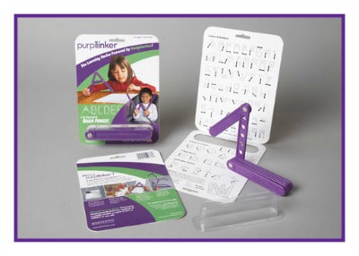 Purpllinker - Children Learn ABC's, Numbers and Make Shapes by Forming Them with Their Hands! Great for Home, Travel, Elementary Education and Homeschoolers!